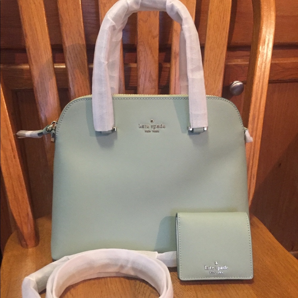 ♠️Kate Spade Maise Medium Dome Satchel & Wallet - Picture 1 of 7